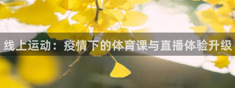 线上运动：疫情下的体育课与直播体验升级