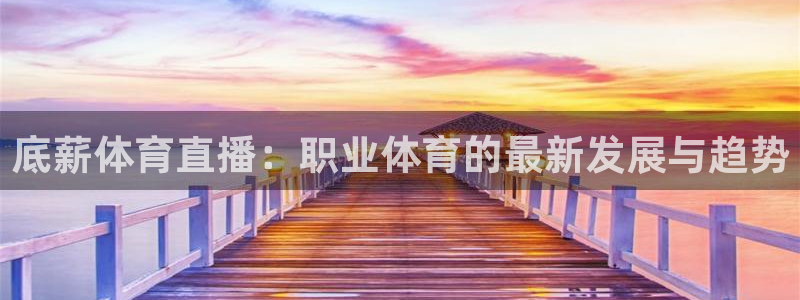 底薪体育直播：职业体育的最新发展与趋势