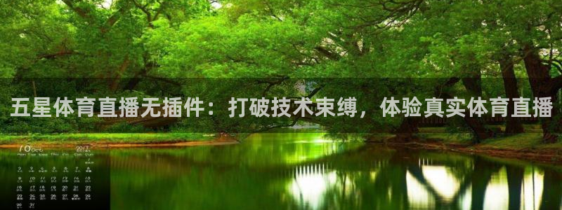 五星体育直播无插件：打破技术束缚，体验真实体育直播